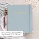 Important Document Organizer Set with Folders - Complete Linen Ring Binder Set Safely Stores All Documents & Files in One Place - Easy to Use Expanding Storage Incl. Envelopes, Pockets & Labels
