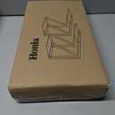 Honla Desktop Shelf,2 Tier Wood and Metal Desk Shelf for Top of Desk,2 Pack Small Desktop Shelves,Black