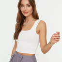 White Womens Tank Top M No Brand