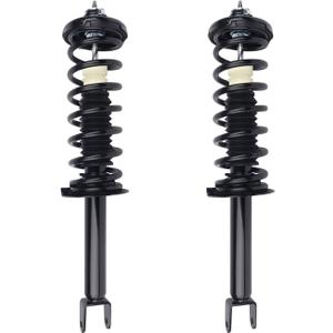 Autoround Rear Complete Shock Absorber Compatible with Honda Accord 2008 2009 2010 2011 2012 172563 Pair Struts with Coil Spring Assembly