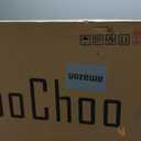 ChooChoo Farmhouse Coffee Table, Rustic Vintage Living Room Table with Shelf, 40 White