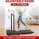 Walking Pad Handle Bar Only, 21.3 Inch Wide Adjustable Height Treadmill Handlebar, Walking Pad Handle Bar Attachment for Office, Home