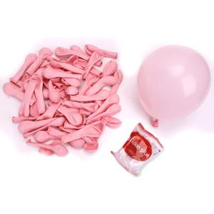 120 PCS Pink Balloons 5 Inch Light Pink Latex Party Balloons Pastel Baby Pink Balloon Wedding Girl Sweet Birthday Bride Baby Shower Party Balloon Decors Valentine's Day Gender Reveal Christmas Party