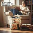 2 x NAMQUL Cute Black Cat Canvas Tote Bag for Women with Zipper Pockets - Large Reusable Shopping, Grocery, Gym & Book Carry Bag, Aesthetic Work Tote Design, Eco-Friendly Gift for Cat Lovers