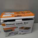 APSARAS USA Electric Lunch Box,3in1 Heated Lunch Box for Adults,60-80W,12/24/110V Portable Lunch Warmer, Leakproof Food Heater for Car/Truck/Office with 304 SS Fork&Spoon&Insulated Carry Bag Pink