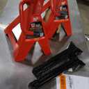BIG RED T41202 Torin Steel Jack Stands: 12 Ton (24,000 lb) Capacity, Red, 1 Pair