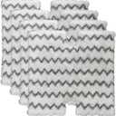 4 Pack Steam Mop Pads for Shark Lift-Away Pro Genius S3973, S3973D, S3973WM, S5002Q, S5003A, S5003D, S5004, S6001W, S6002, S6002C, S6003D, S6003W Touch-Free Dirt Grip Washable Replacement Mop Pads