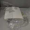 24.5" Handcrafted Ceramic Table Lamp with 5FT Cord, Single Farmhouse Vintage Rustic Bedside Lighting for Living Room Bedroom Entryway Linen Shade Nightstand End Table Decor (Bulb Not Included)