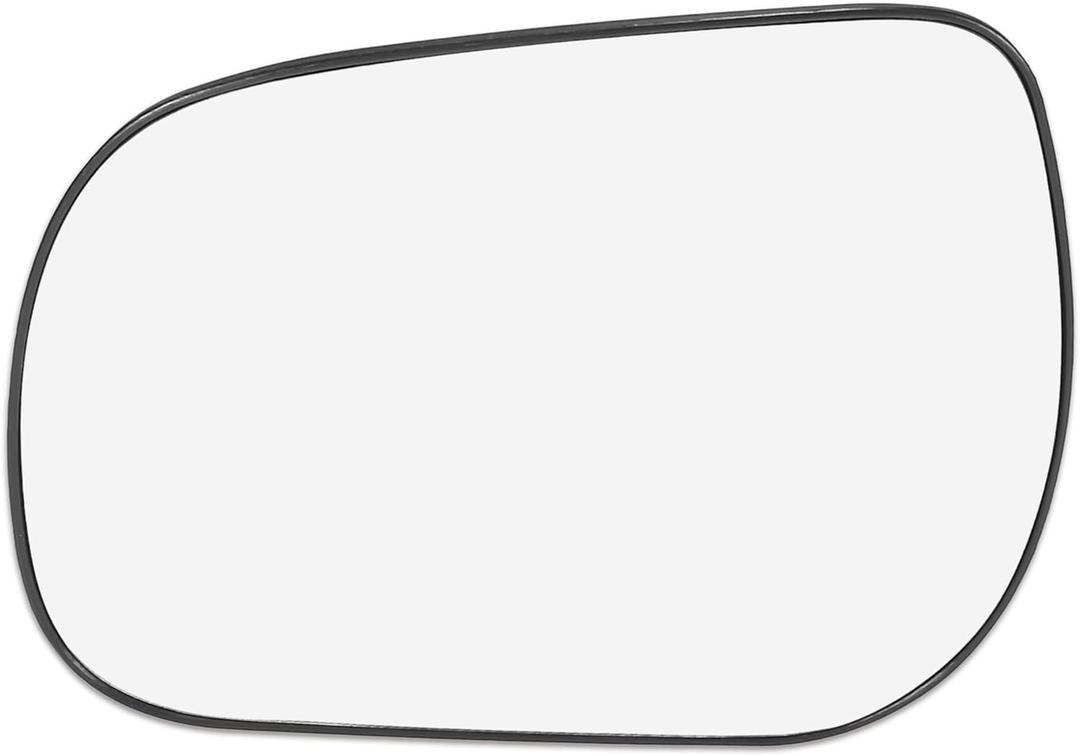 X AUTOHAUX Car Rearview Left Side Non-Heated Mirror Glass with Backing Plate 8796142790 for Toyota RAV4 2006-2011