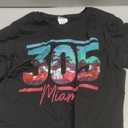 Miami 305 Area Code Florida Vintage Palm Trees Pride Retro T-Shirt Small, M