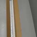 Tension Curtain Rod by EZFurni, 42 to 123 Inch, Heavy Duty Tension Rod for Windows, Anti-Slip White Curtain Rod Spring Tension, Adjustable Spring Loaded Curtain Rods No Drilling, Easy Install