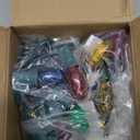 C7 LED Christmas Lights Outdoor, 25FT Red and Frosted White Christmas Lights with 27 LED Energy-Efficient Bulbs, Hanging Outdoor Decorations Vintage Christmas Lights for Party Tree Patio Garden Yard