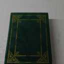 Decorative Vintage Book Shaped Trinket Storage Box- Green