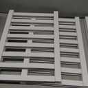 Dog Gate Indoor, Freestanding Dog Fence for The House, Doorways, Hallways,or Stairs,Pet Gate Foldable Wooden,Expandable 24" Height 3 Panels,White