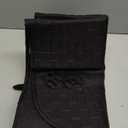 KVAEY Linen Back Car Seat Cover, Anti-Slip Long Bottom Rear Seat Cover Protector with Storage Pockets, Breathable Linen Rear Bench Seat Protector Cushion Pad for Most Vehicles (Black & Red, Back)