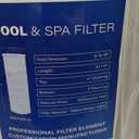 CS250 Pool Filter Cartridge, Compatible with Jandy CS Series 250, CS250, R0462500, Pleatco PJANCS250, Filbur FC-0824, Unicel C-8425, 1 Pack