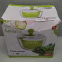Salad Spinner, 5L Vegetable Washer Dryer Drainer Strainer with Bowl & Colander, Multi-Use Lettuce Spinner, Fruit Washer, Pasta and Fries Spinner (G1)