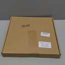 JolliLudo 11.8x11.8 Inch Tic Tac Toe Wood Game Board Coffee Table Decor Modern Wooden for Board Table Top Living Room Decor Fun Family Party Adults Travel, Ages15+(White Gold)