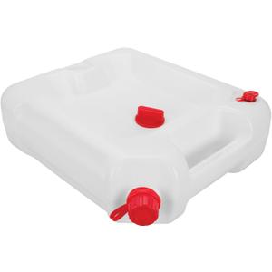 Performance Tool W4080 16-Quart Clear View Automotive Oil Drain Container | Make your car oil changes easy. Deep pan catches waste oil. Tethered caps with drip-free gaskets. Integrated handles