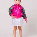 Girls Flip Sequin Jackets Kids Rainbow Sparkle Outwear Toddler Boys Glitter Sleeve Shiny Metallic Coat Birthday (Pink, XXXL)