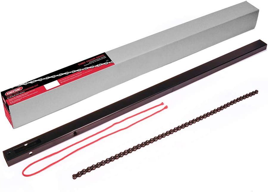 Genie EKTC 8ft Chain Drive Garage Door Opener Extension Kit for Genie Tube Style Chain Rails, Metallic