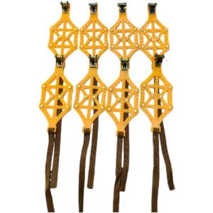 8pcs/set Car Anti-skid Snow Chain Winter Auto Tire Traction Thickening Portable Steel Plate Gear Design Anti Skid Chains