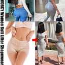 Vorcy Women Butt Pads Fake Butt Lifter Shapewear Padded Panties Hip Enhancer Pads Body Nude (S)
