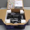 Fog Bubble Machine, 2 in 1 Smoke Bubble Maker, 400W No-Spill Smoke Bubble Blower, Make Colorful Bubbles | White Fog Bubbles for Indoor Outdoor Birthday Halloween Party (Black)