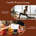 Flower Candle Warmer Lamp with Timer & Dimmer - Fits All Jar Scented Candles - Christmas & Mother's Day Gift for WomenMomHer