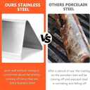 QuliMetal 7525 Grill Grates 7537 Flavorizer Bars for Weber Genesis Silver B/C,Genesis Gold Platinum B/C,Weber Spirit 300 with Side Knobs,Spirit 700,Grill Parts for Weber Spirit 900