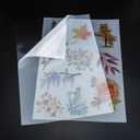 Printable Vellum Sticker Paper for Inkjet & Laser Printer - 25 Sheets 8.5"x11" Full Sheet - Translucent Frosted Matte, Aesthetic Tracing Paper for Scrapbooking, Planners, Bullet Journal, DIY Crafts