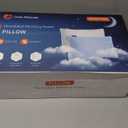 Shredded Memory Foam Pillows Queen Size Set of 2, Cooling Firm Pillows Queen Size 2 Pack for Bed, Adjustable for Side Back Stomach Sleepers