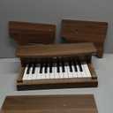 ZIPPY Kids Piano Keyboard, 25 Keys Digital Piano for Kids, Mini Music Educational Instrument Toy, Wood Toy for Toddlers Girls Boys (Walnut)