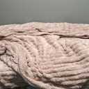 Bedsure Heated Blanket Throw Blanket - Fast Heating Electric Blanket, Soft Flannel Heated Throw with 4 Time Settings, 6 Heating Settings, Warm Gifts for Girls Women Grandma (50x60 inches, Pink