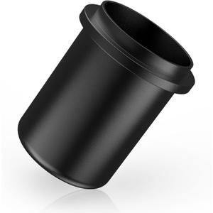IKAPE 58MM Espresso Dosing Cup, Compatible with All the 58MM Portafilters, Espresso Coffee Accessory, Made of Aluminum (Black)