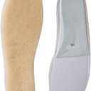 Sheepskin Insoles Women's Premium Think Wool Fur Fleece Inserts Cozy & Fluffy 8 1 Pack