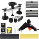 Super PDR Dent Puller Kit, Car Dent Removal Kit with Bridge Puller, Small Dent Puller for Auto Dent Removal, Small Dents, Door Dings and Hail Damage