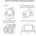 Pipsqueak Microfiber Pillow - Small, Mini, Tiny - 11 x 7 in - Perfect for Travel, Cars, Airplanes, Camping, Dogs, Toddlers, Kids, Lumbar, Knees and Neck - Ages 2 Yrs and Up