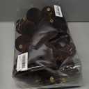 30ct 2.36" Flocked Christmas Ball Ornaments, Velvet Christmas Tree Balls, Flocked Shatterproof Xmas Ornaments, Fits for Party, Holiday and Home Decor, Burgundy