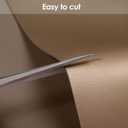 Leather Table Pad,1.8mm Thick,40x72 Inch,Dining Table Pad,Table Pads for Dining Room Table Rectangular,Table Protector for Dining Room Table(Mud Color+Champagne Gold,40x72)