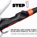 Links Golf Grip Trainer LH/RH Attachment for Improved Hand Positioning on Golf Club - Golf Swing Trainer