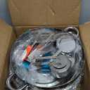 Chafing Dishes for Buffet, 2 Pack 6QT Stainless Steel Chafing Dish Buffet Set with Lids, Food Warmers for Parties Buffet, Buffet Servers and Warmers for Home, Christmas Gatherings, Catering Events