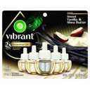 Air Wick Plug In Scented Oil Refills, Sweet Vanilla + Shea Butter, Air Fresheners for Home Long Lasting, Room Fresheners,Air Freshener Plug In, Vanilla Essential Oils, House Essentials, 4 ct