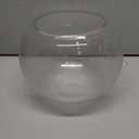 Craft And Party, Glass Bubble, 6" Height x 8" Width Glass Fish Bowl Vase, Bubble Bowl vase for Terrarium, Flower vase Centerpiece