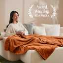 Bare Home Fleece Blanket - King Size - Ultra-Soft Lightweight for Bed, Sofa, and Couch - Luxury Microplush - Cozy Warm Blanket (King, Sienna)