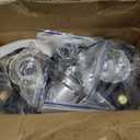 Youxmoto 5 on 5 Trailer Idler Hub kit, 5-Hole, 5" Bolt Circle Idler Hub for 3,500 lb. Axles, Replacement Trailer Brake Hub Drum Assembly for Rvs; (for L68149 and for L44649 Cone Bearings), Set of 2