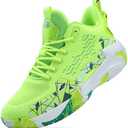 SANEARDE Mens Basketball Shoes High Top Breathable Non Slip Outdoor Sneakers Cushioning Workout Shoes for Fitness, Size 42