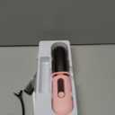 Cordless Hair Straightener Brush - Portable Hair Brush Straightener Cordless for Travel - 300 Million Negative Ions for Frizz-Free Shine, Touch Up On-The-Go,Type-C Rechargeable,Fast Heating (Pink)