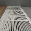 Return Air Filter Grille 30x18,Air Return Vent Cover Grill for 30"W x 18"H Duct Opening,Steel HVAC Vent Covers for Wall and Ceiling,Holds 1" Thick AC Filter, For 30''W18''H-Duct Opening