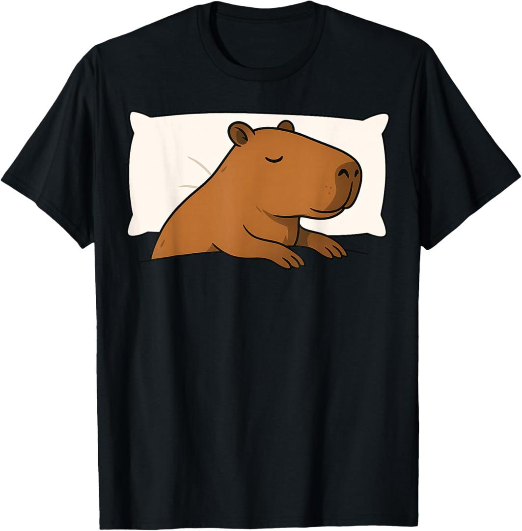 Capybara Favorite Sleepshirt Sleeping Pajamas Boys Girls Kid T-Shirt S
